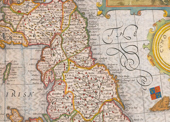 Personalised John Speed 1611 Old Map Of British Isles, 3 of 6