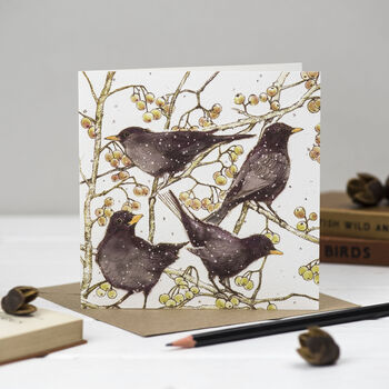 'Winter Birds' Mixed Pack Of Ten Greeting Card, 5 of 11
