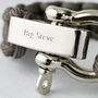 Mens Personalised Engraved Paracord Bracelet, thumbnail 2 of 5