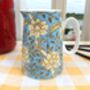 Cream Jug In Blue Chrysanthemum Design, thumbnail 1 of 6