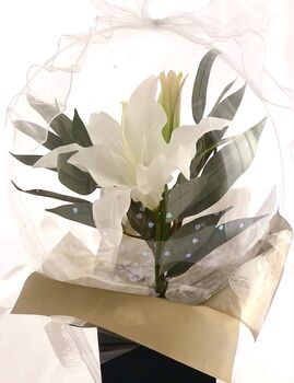 Personalised Floral Lily In Bubble Balloon, 7 of 8