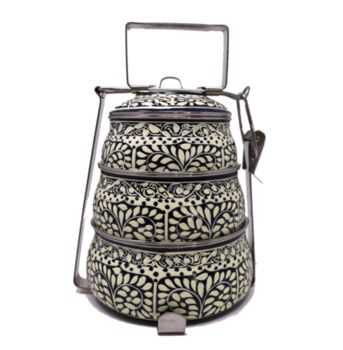 Hand Painted Indian Tiffin Lunch Box, 11 of 12