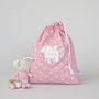 Personalised Spotty Laundry Bag, thumbnail 1 of 2