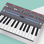Synth Keyboard Birthday Card | Music Greetings Card, thumbnail 2 of 6
