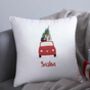 Personalised Christmas Truck Cushion, thumbnail 1 of 2