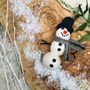 Handmade William The Snowman Fair Trade, thumbnail 2 of 4