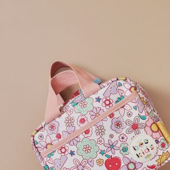 Personalised Just Bee Kids Retro Floral Lunch Bag, 3 of 3