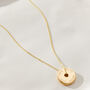Personalised 9ct Gold Spinner Necklace, thumbnail 1 of 5