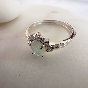 Opal Brilliance Duo Ring Set, 8 of 9