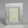 Raised Line Pewter Mini Picture Frame, thumbnail 5 of 7