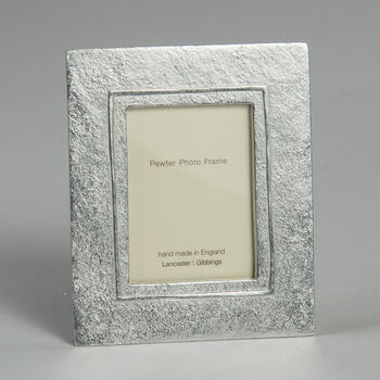 Raised Line Pewter Mini Picture Frame, 5 of 7