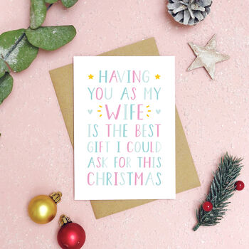 Wife Christmas Card, 2 of 7