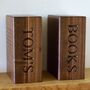 Personalised Wooden Bookends, thumbnail 5 of 6