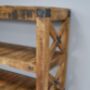 Industrial Shelving Table On Wheels, thumbnail 2 of 3