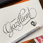 'Gazillion' Script Letterpress Card, thumbnail 2 of 2