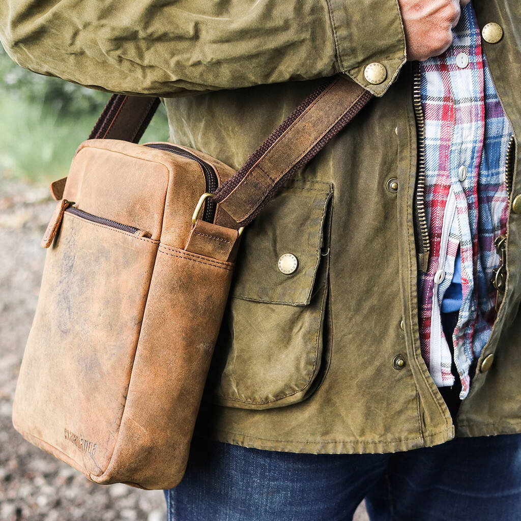 Crossbody Leather Bag By Scaramanga | notonthehighstreet.com