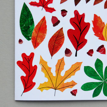 Autumn Leaves Greetings Card, 8 of 8