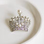Vintage Style Pearl Crown Brooch, thumbnail 6 of 11