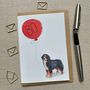 Personalised Bernese Mountain Dog Birthday Card, thumbnail 2 of 5