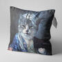 Pillow Cover Sultan's Cat Themed Painting, thumbnail 3 of 7