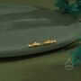 Trout Fish Stud Earrings In Sterling Silver, thumbnail 5 of 12