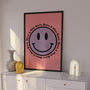 Acid Smiley Have A Nice Rave Print, thumbnail 6 of 7