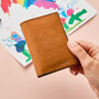 Personalised Child's Drawing Leather Card Holder, thumbnail 2 of 5