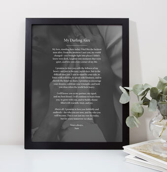 Personalised Use Your Own Photo And Words Art Print, 9 of 10