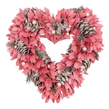 Personalised Rose Quartz Heart Wreath, 2 of 6