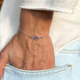 October Birthstone Rose Crystal Bracelet, Birthday Jewellery For Her, thumbnail 7 of 7