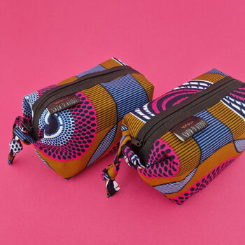 African Print Cosmetic Make Up Bag | Bukayo Print, 3 of 5