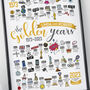 Personalised 50th Golden Wedding Anniversary Print, thumbnail 11 of 12