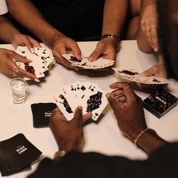 Plain Decks Black Playing Cards, 8 of 9
