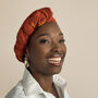 Satin Lined Turban Headwrap Limited Edition, thumbnail 1 of 11