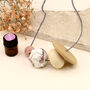Essential Oil Diffuser Beige Silicone Necklace, thumbnail 2 of 6