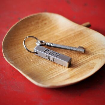 Personalised Iron Bar Keyring For 6th Anniversary, 9 of 11