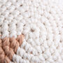 Boho Circular Cushion Easy Crochet Kit, thumbnail 4 of 9