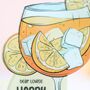 Personalised Cocktail Card, Aperol Spritz, thumbnail 5 of 7