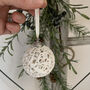 Hand Crafted Tangled Web Ceramic Bauble, thumbnail 4 of 7