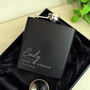 Personalised Wedding Hip Flask With Gift Box, thumbnail 6 of 10