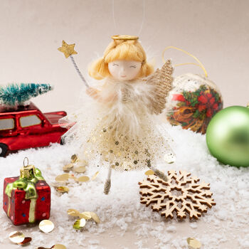 Gold Angel Hanging Decoration | Blonde, 2 of 3