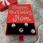 April Birthstone Charm Silver Bracelet Gift For Her, thumbnail 4 of 7