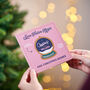 Personalised Pop Out Snow Globe Christmas Card, thumbnail 5 of 6