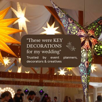 Party Pack Of 20 Star Decorations, 5 of 7