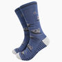Seals Seagulls Jellyfish Seaside Men's Bamboo Socks Gift Box, thumbnail 2 of 4