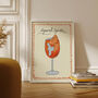 Aperol Spritz Cocktail Print, thumbnail 5 of 6