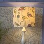 Flamingo Vintage Silk Sari Lampshade, thumbnail 2 of 5