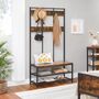 Large Coat Tree Shelf Rack Stand And Shoe Bench, thumbnail 2 of 6