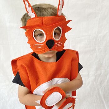 Felt Squirrel Costume For Kids And Adults, 8 of 11