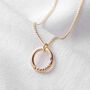 Personalised Mini Birthstone Ring Necklace For Mum, thumbnail 1 of 8